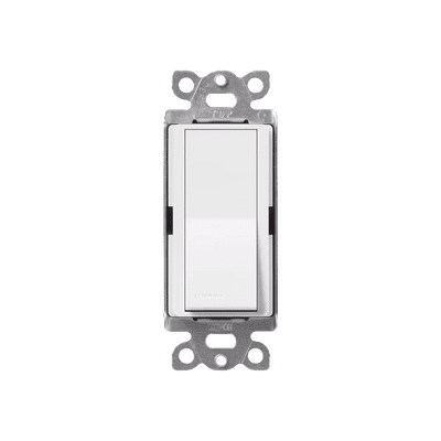 Interruptor Claro, 3 Hilos, 15A, Color Blanco