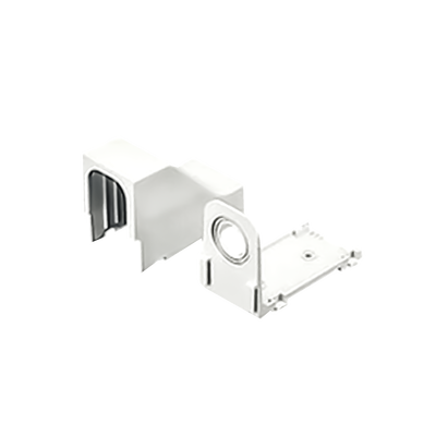 Accesorio Para Techo Falso/Entrada, Con Conexión Tubería 1/2 a 1 In, Compatible con Canaletas LD3, LD5 y LD10, Color Blanco