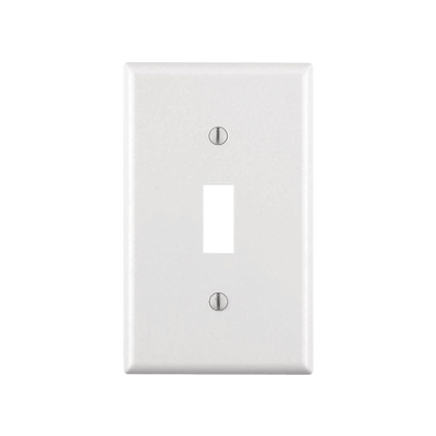 Placa para Interruptor de Palanca / Color Blanco.