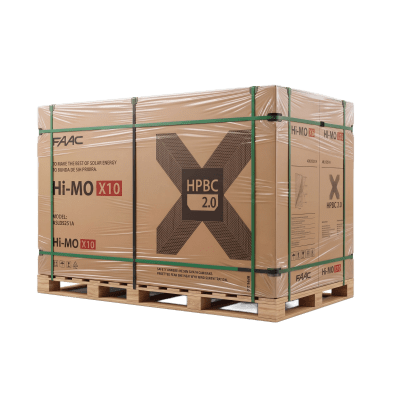 Pallet Con 36  Modulos LR772HVH645MLONGi Hi-MO X10 Explorer / 645 W / HPBC 2.0 / 23.9% Eficiencia / Monocristalino