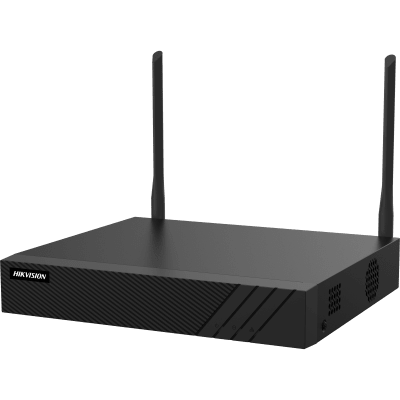 NVR 8 Megapixel (4K) / 4 canales IP / 1 Bahía de Disco Duro / 2 Antenas Wi-Fi / Salida de Vídeo 4K / ACUSENSE 