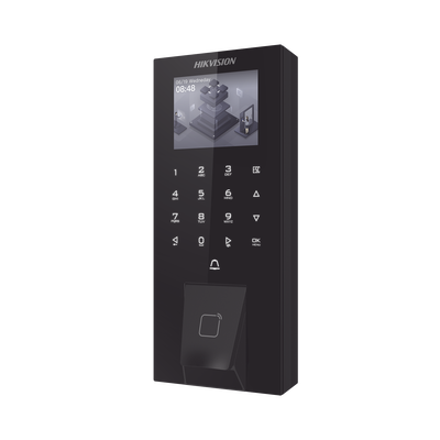 Terminal de Control de Acceso Biométrico / Huella Digital + Tarjeta M1 + PIN + Bluetooth / 5,000 Huellas y 150,000 Eventos / Pantalla LCD Táctil 2.4" / PoE + WiFi + Bluetooth / IP65 Exteriores (-30°C a 60°C) / Salida 12 VCD para Chapa / Gestión en la