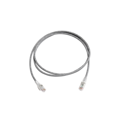 Patch Cord MC6 Modular Cat6 UTP, CM/LS0H, 1.52 Metros (5 Pies), Color Gris