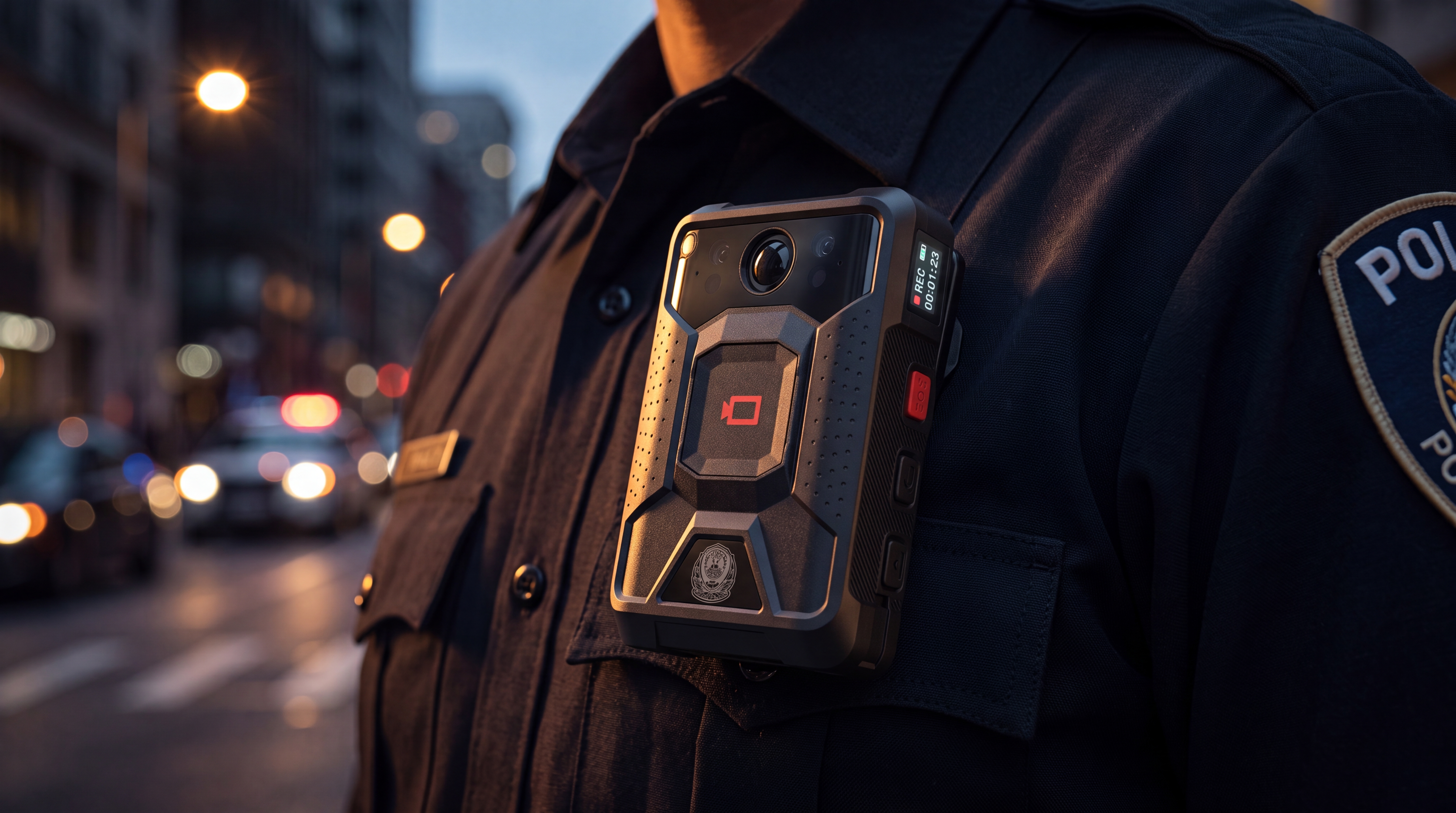 DS-MCW417 Body Camera en uso